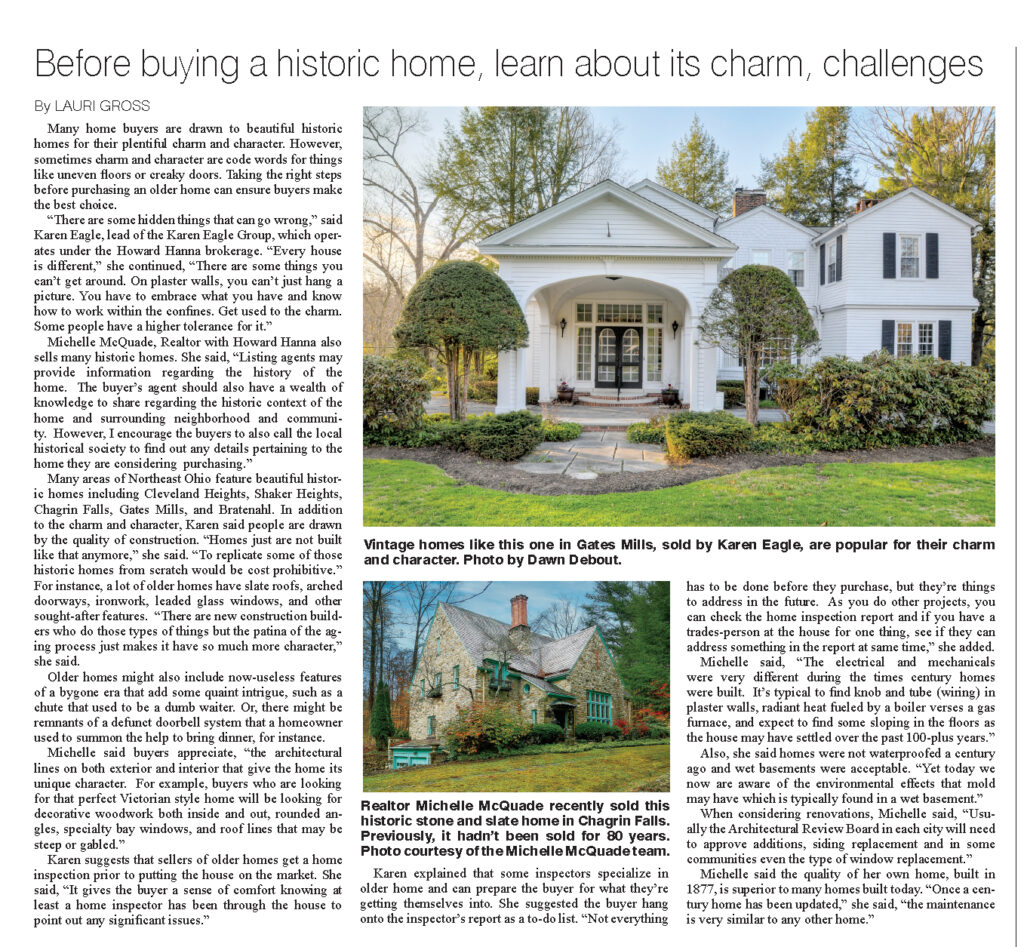 Historic Home article